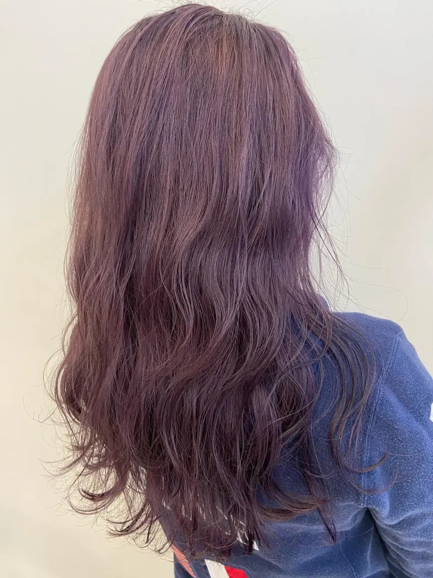 ロング カット ヘアカラー 野上 綾香のヘアスタイル