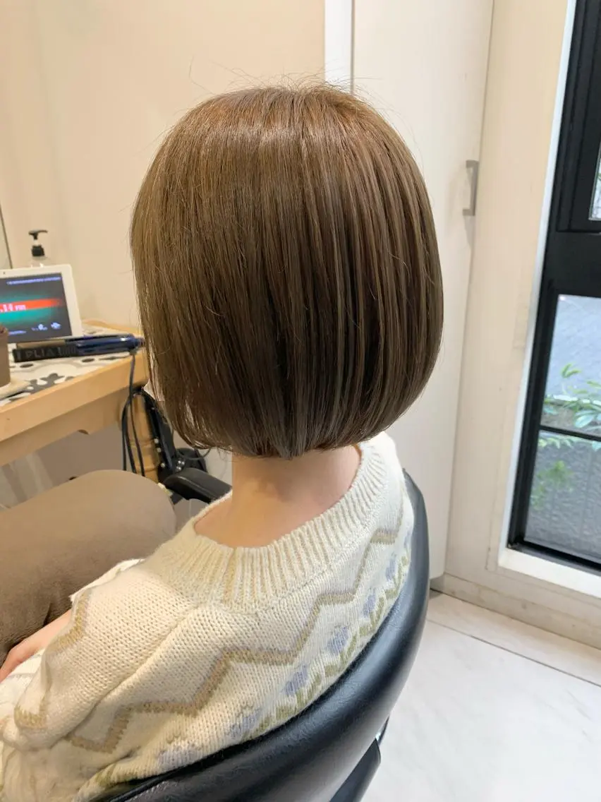 ショート ショートボブ ボブ ショートヘア チバ タクミのヘアスタイル