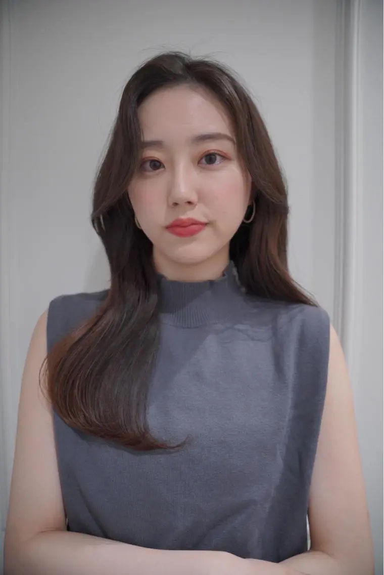 ロング カラー 韓国風ヘア トリートメント NARE 韓国ヘアのヘアスタイル