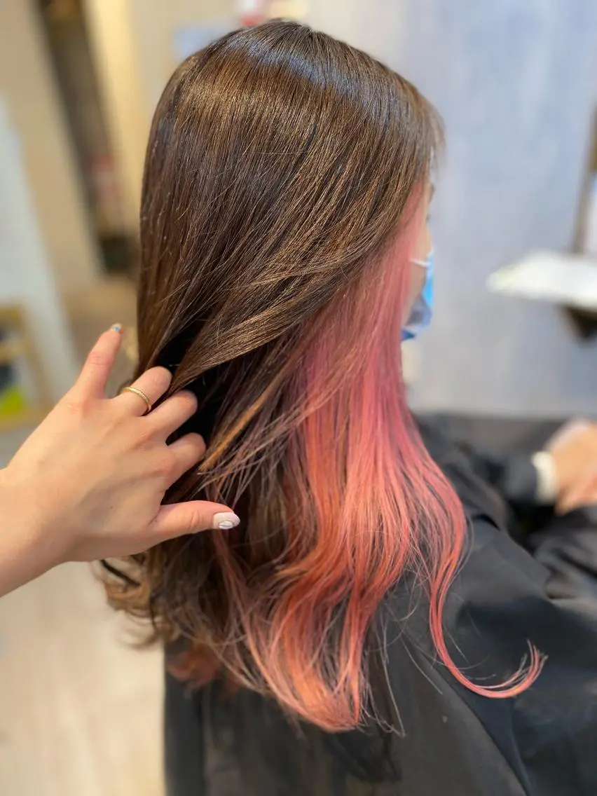 ロング ヘアカラー トリートメント 💓永坂　美由紀💓 Aujuaソムリエのヘアスタイル