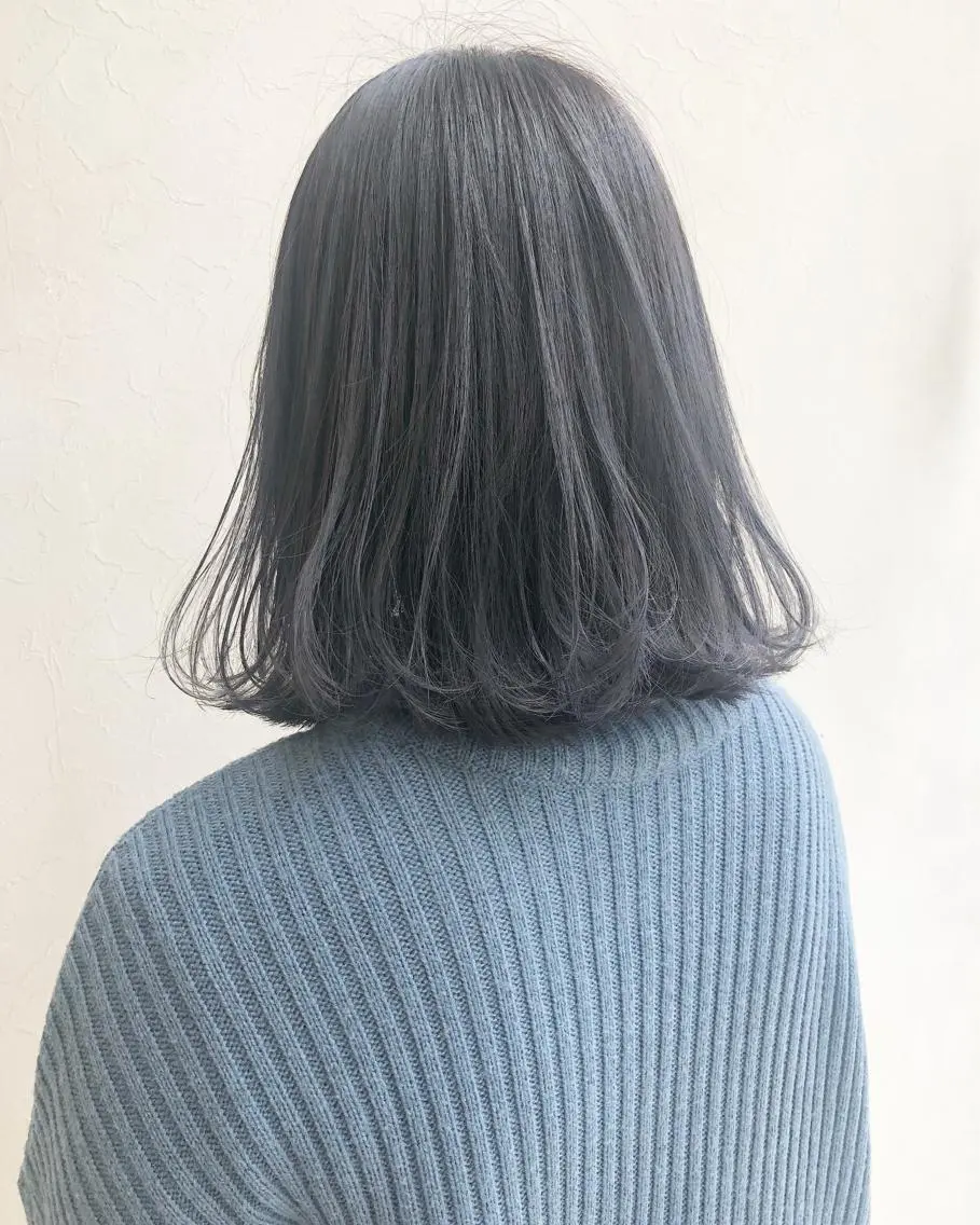 ミディアム カラー 縮毛矯正 トリートメント nakahara madokaのヘアスタイル