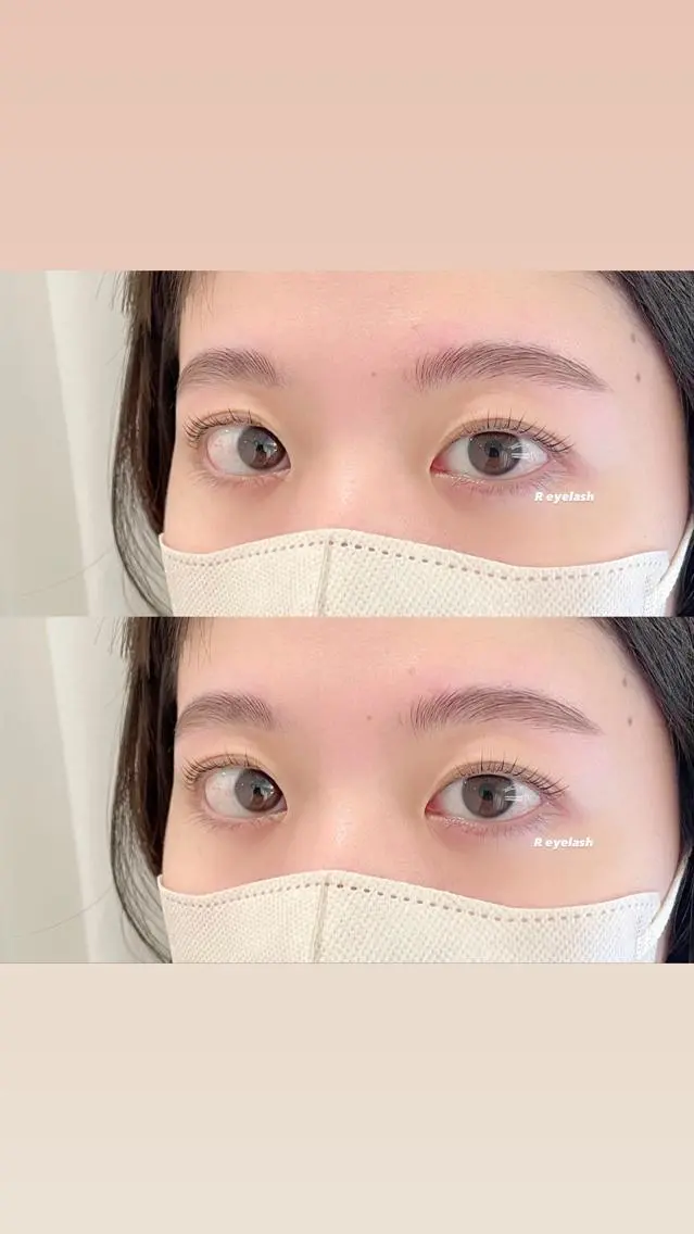 ミディアム カラー パーマ ヘアアレンジ メンズ キッズ ネイル マツエク・マツパ アイブロウ マツパ 𝑹 eyelashのマツエク・マツパデザイン