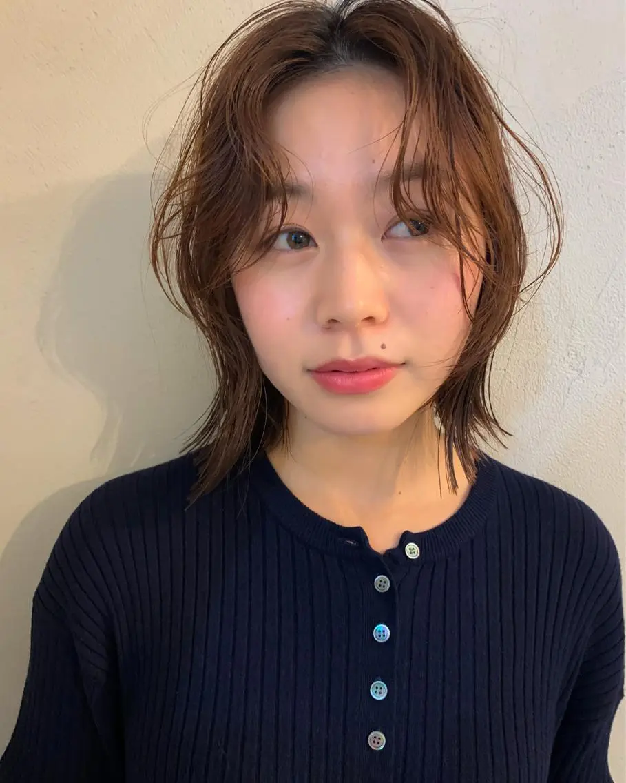 ショート カラー パーマ Spiel KOMOのヘアスタイル