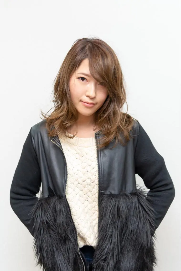 セミロング カラー アッシュ 似合わせカット a.Pecslap/ TERUのその他イメージ