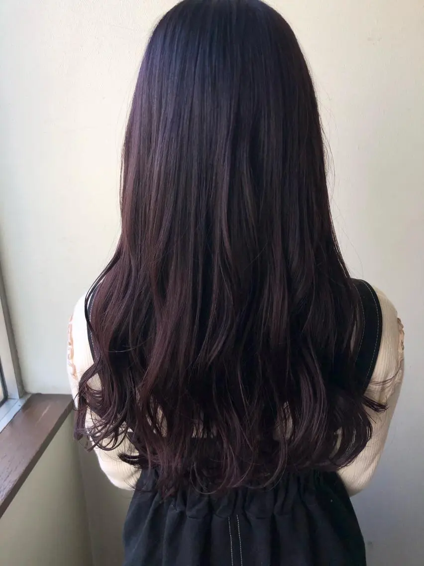 ロング ヘアカラー トリートメント 🌻韓国風ヘア🌻 ✨🌷ナナコ🌷のヘアスタイル