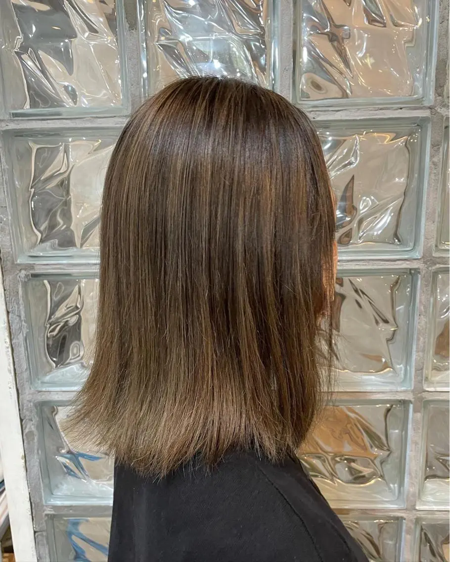 ミディアム Sakairi Yunaのヘアスタイル