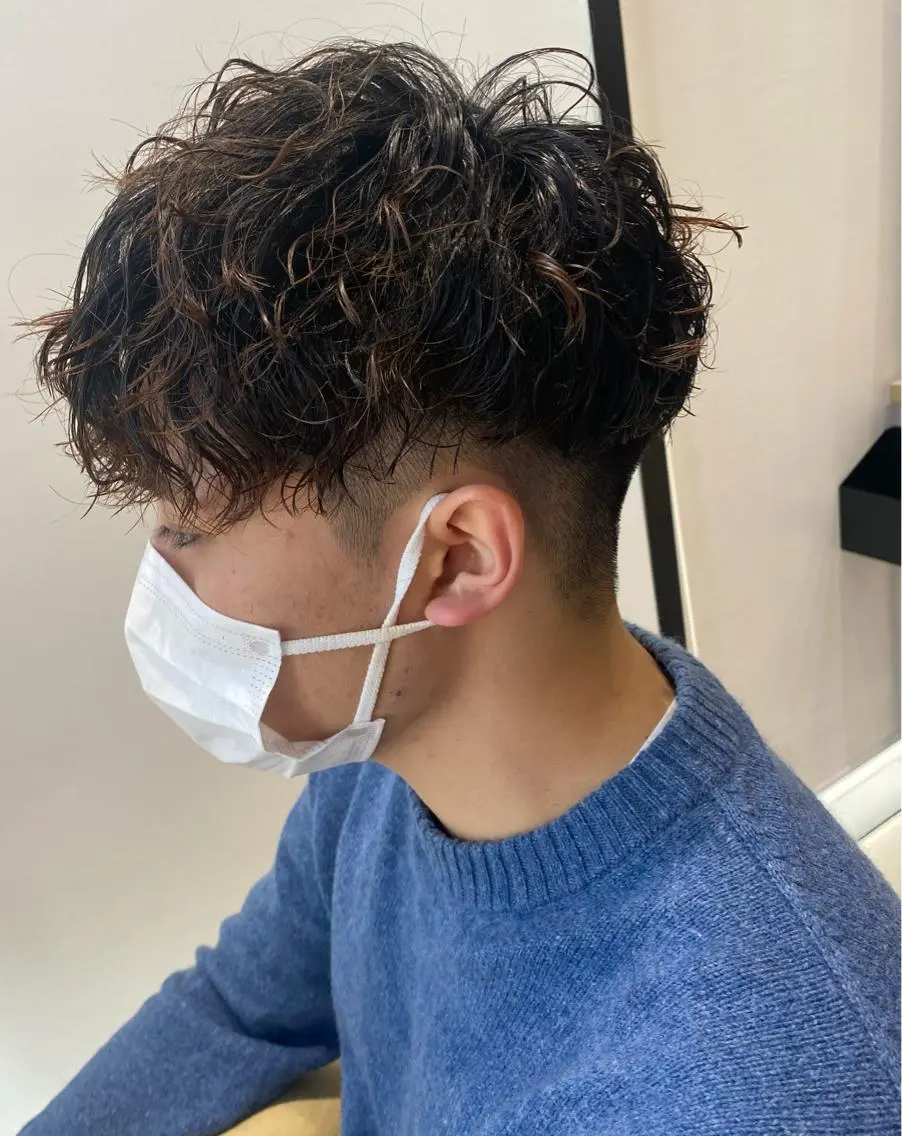 ショート パーマ メンズ カット パーマ トリートメント 似合う髪型見つけます AYAKAのヘアスタイル