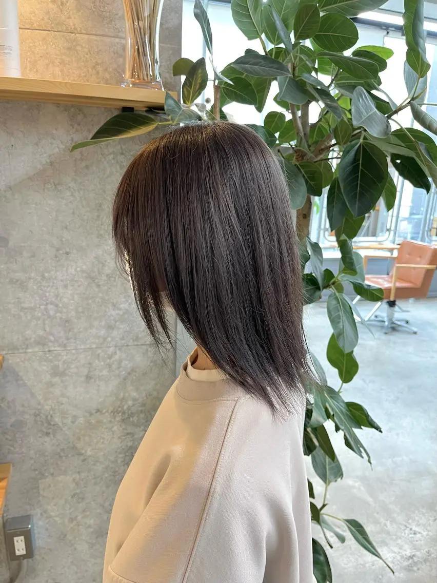 ミディアム カラー カット ヘアカラー ハイトーンカラ ー/小川のヘアスタイル