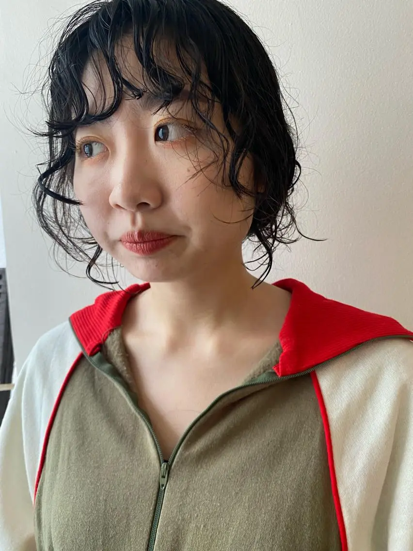 ロング パーマ フレンチボブパーマ Yuukiのヘアスタイル