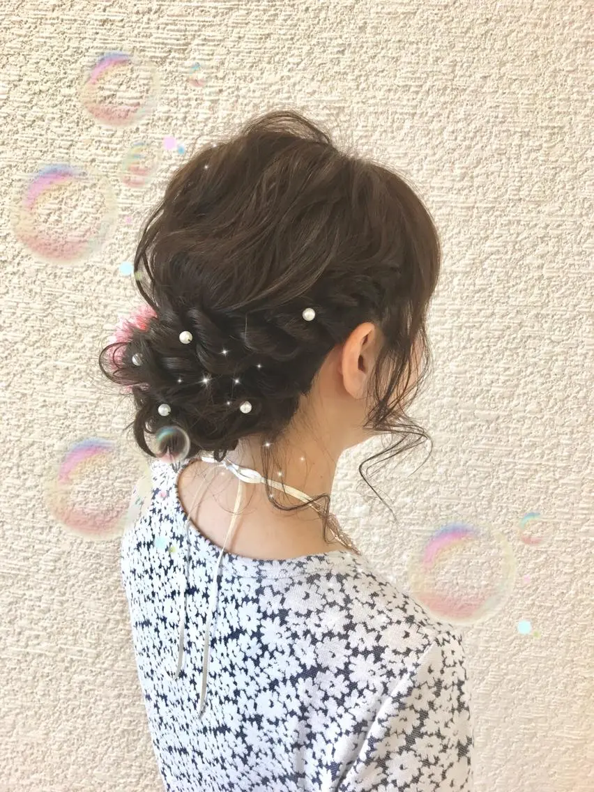 ミディアム ヘアアレンジ ボブ 高橋恵🌈生え癖改善 ウルフ/レイヤーのヘアスタイル