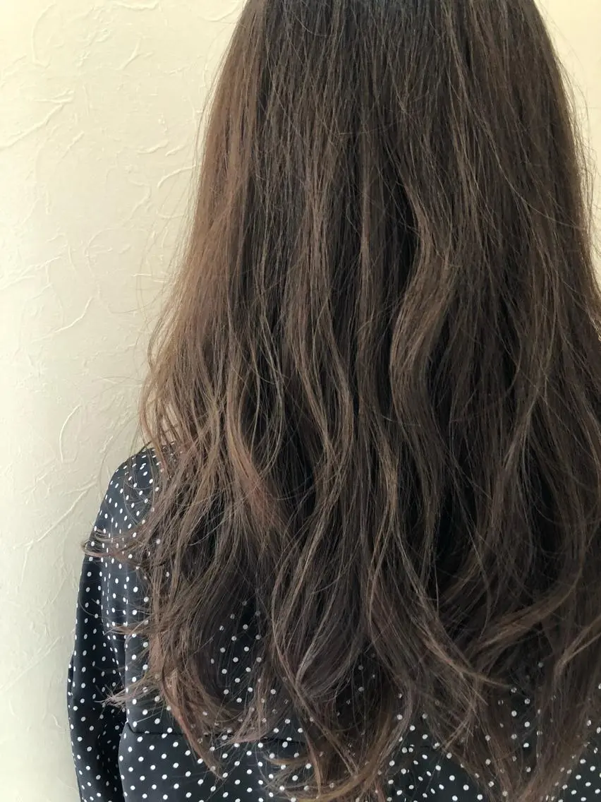 セミロング カラー ヘアアレンジ IVY villa Suzu.のヘアスタイル