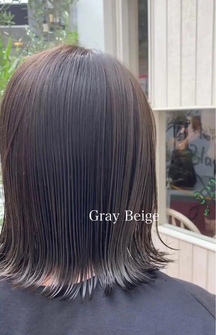ミディアム カラー ブリーチ ダブルカラー グラデーションカラー グレージュ ハイライトカラー 🫟Blanco🫟 Color&Careのヘアスタイル