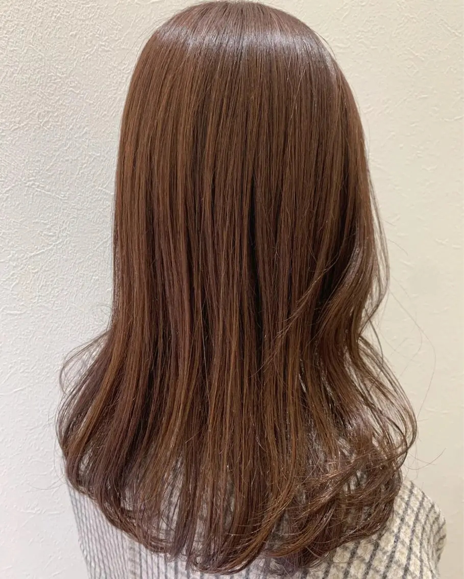 ロング カラー ピンクカラー パープルカラー hubhair レイヤー/透明感のヘアスタイル