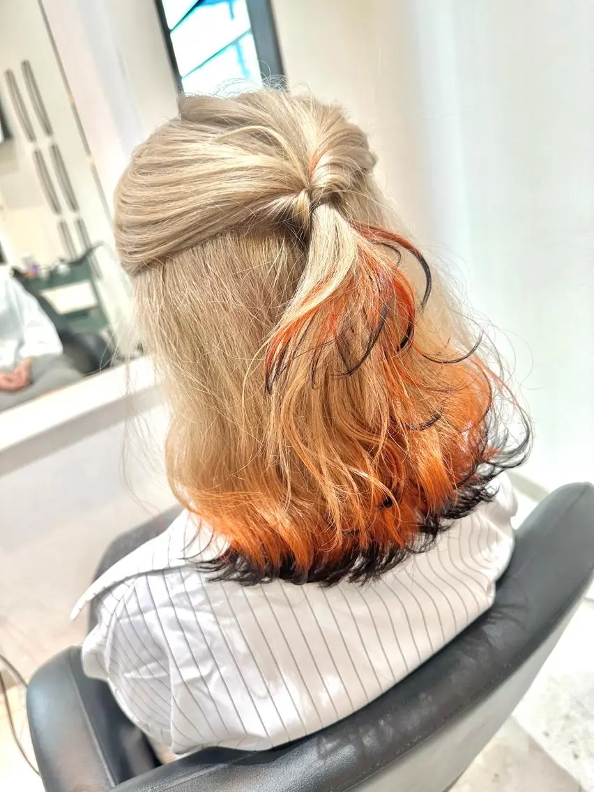 ショート ヘアカラー トリートメント 東北No.1完全個室 💐梶谷社長のヘアスタイル