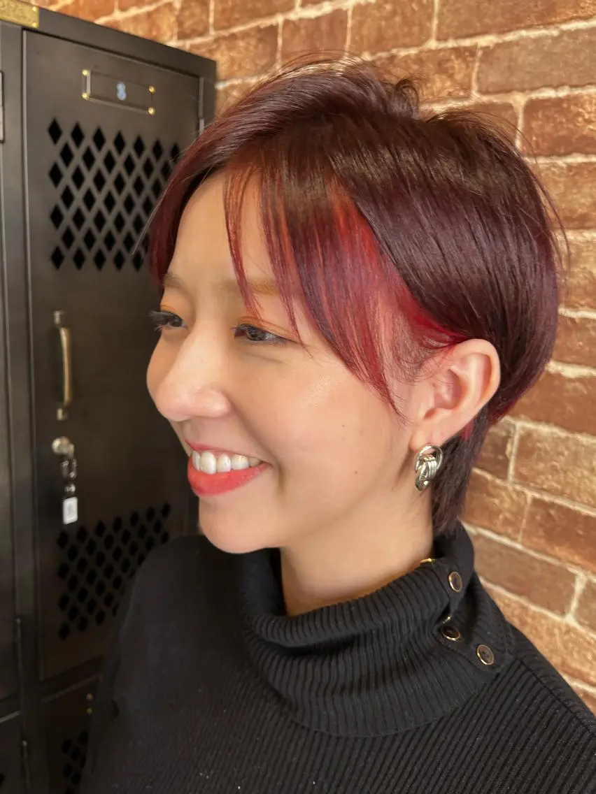 ミディアム カラー パーマ ヘアアレンジ メンズ キッズ ネイル マツエク・マツパ アイブロウ メンズブリーチ メンズハイライト メンズインナーカラー メンズ韓国風 ブリーチ 久木原 ゆりのヘアスタイル