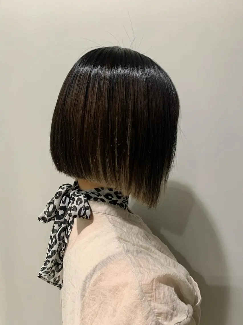 ショート カラー パーマ ヘアアレンジ 加藤 綾華のヘアスタイル