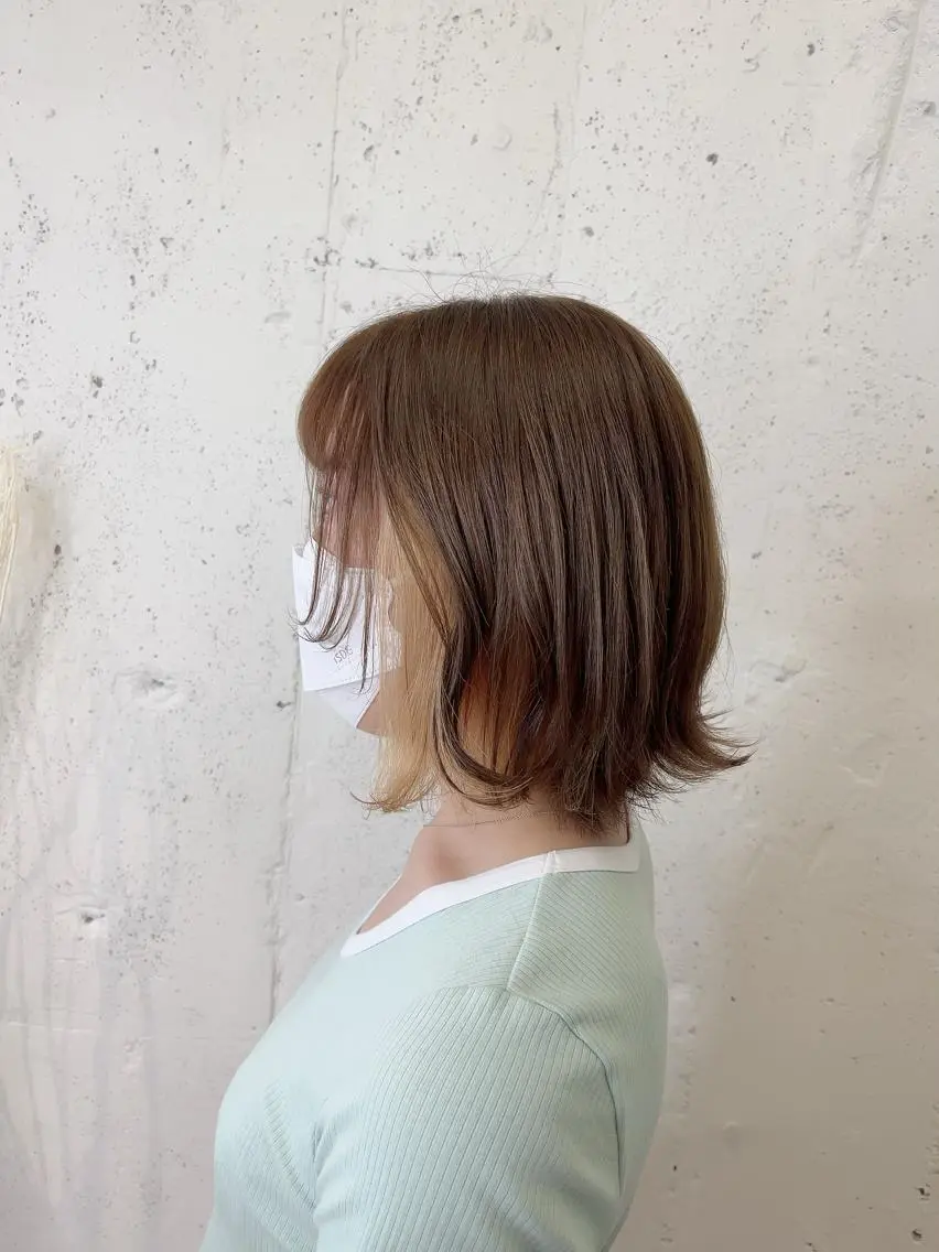 ショート カラー 透明感ハイトーン🦄 キラ🌈のヘアスタイル
