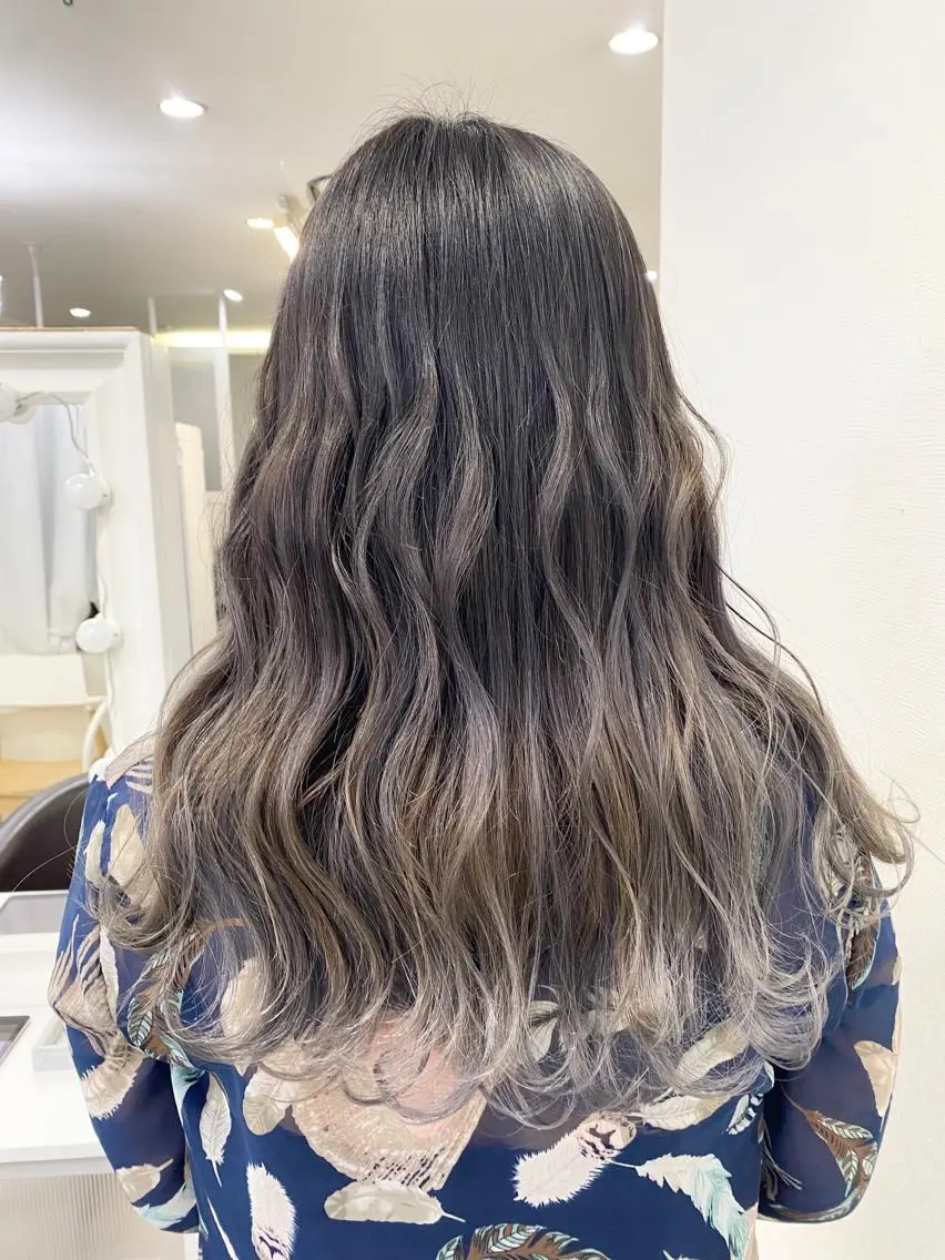 ロング カラー ヘアアレンジ メンズパーマ名人 TAKUMAのヘアスタイル