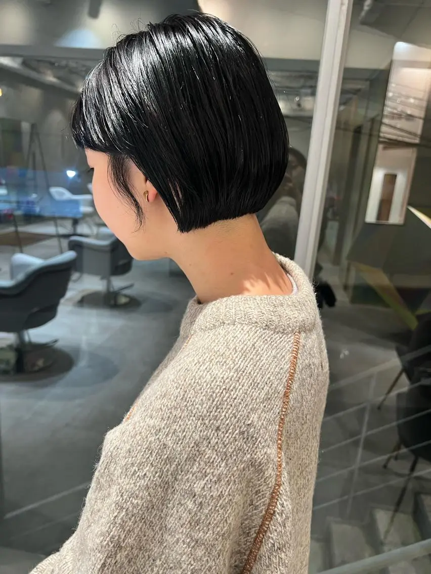 ショート カット 似合わせボブ/ 大人ボブ🩵しおのヘアスタイル