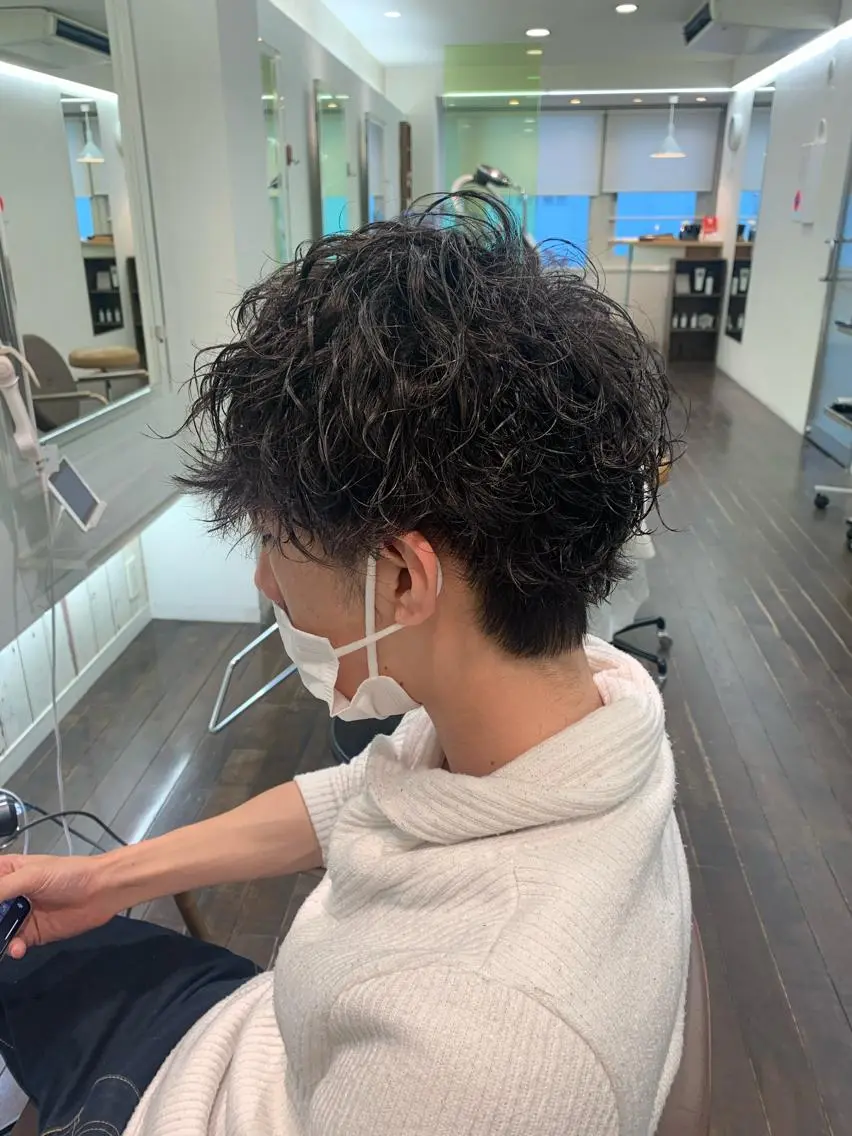 ミディアム メンズ マッシュ 三矢 ちなつのヘアスタイル