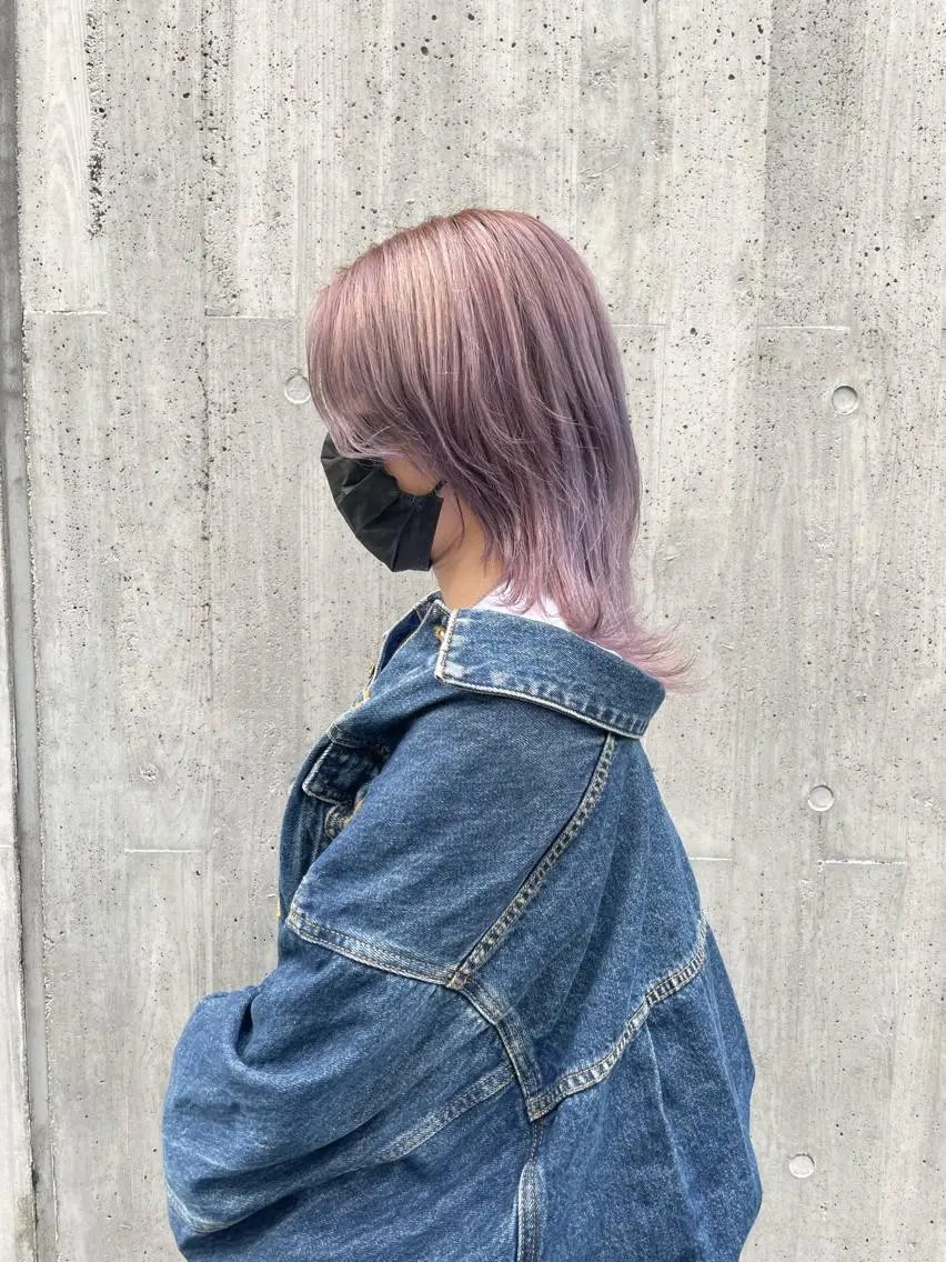 セミロング ヘアカラー トリートメント 鎌田 愛のヘアスタイル