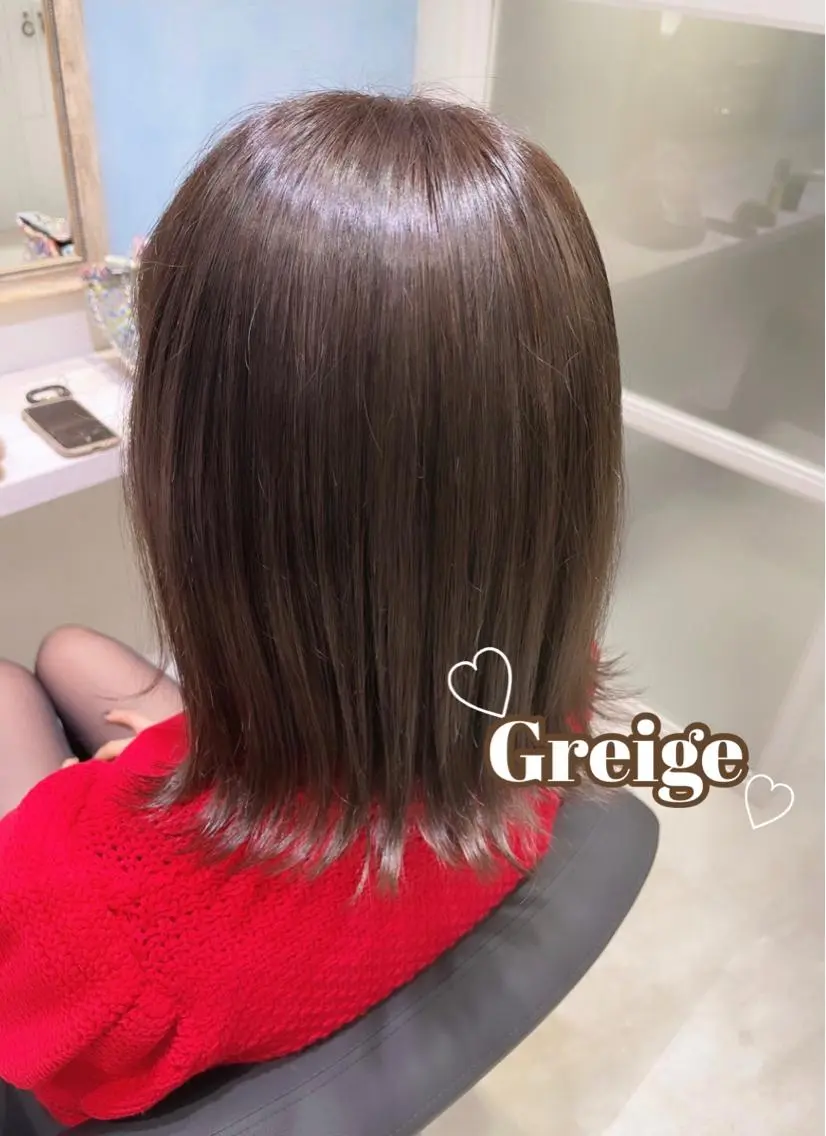 ミディアム カラー ブリーチ 透明感カラー 🌷ピンク/韓国風 暖色カラー ゆい🌷のヘアスタイル