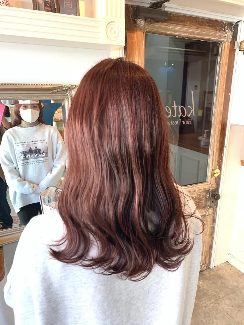 セミロング ヘアカラー トリートメント ヘッドスパ ヘアセット 大宮/山口 竣也のヘアスタイル