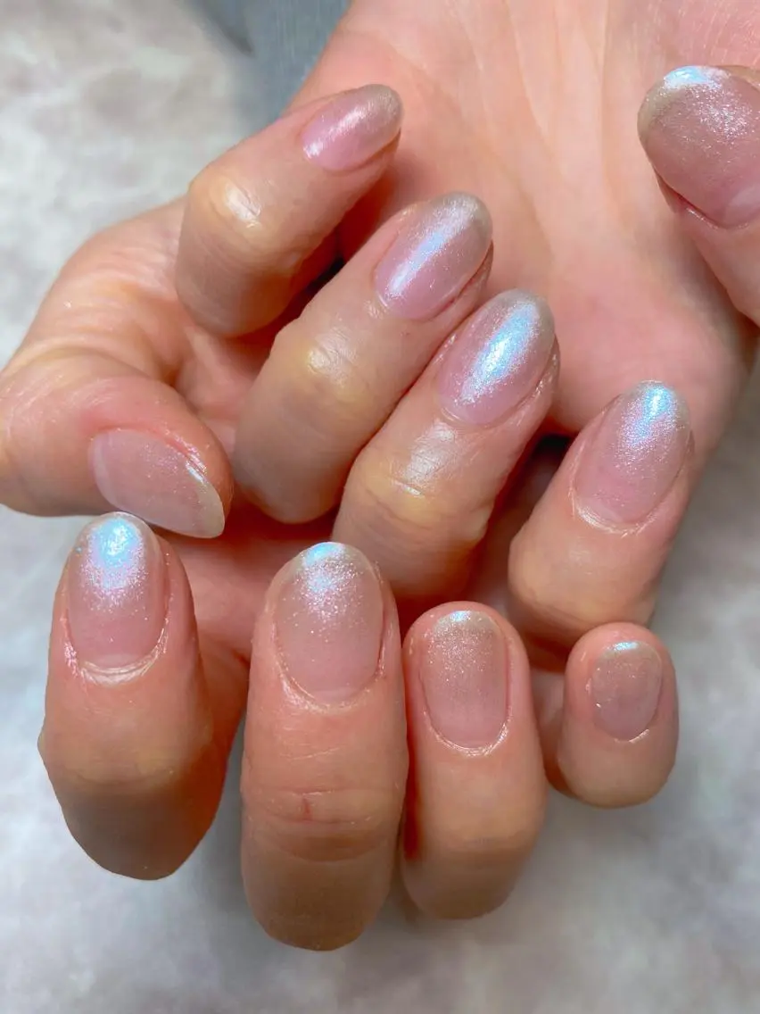 ネイル アイブロウ グラデーション シンプルネイル ハンドネイル 🌿Charme🌿 MAIのネイルデザイン