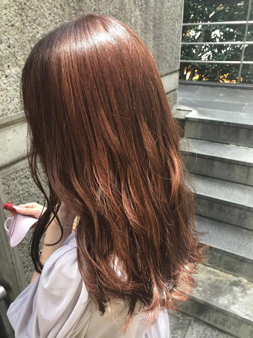 セミロング カラー ヘアアレンジ ヘアカラー トリートメント メンズ特化✂️栗原 侑也のヘアスタイル