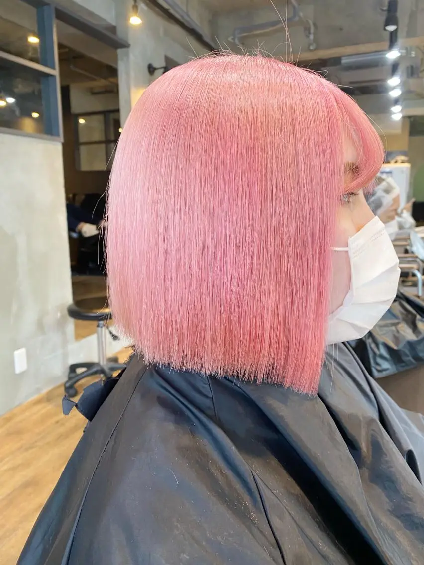 ミディアム ヘアカラー yoriダブルカラー 代表すがわらのヘアスタイル