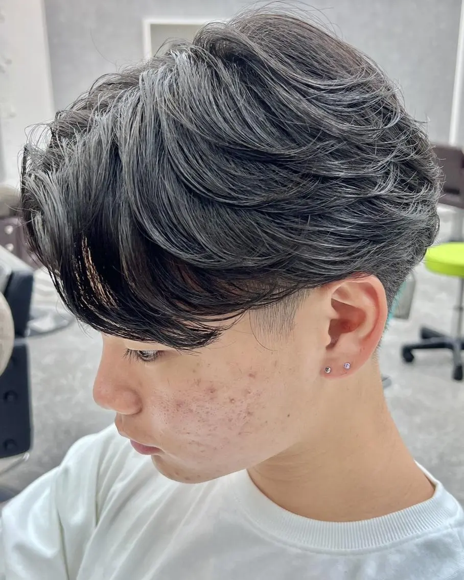 パーマ メンズ GLOP HOMME 店長 アオトのヘアスタイル