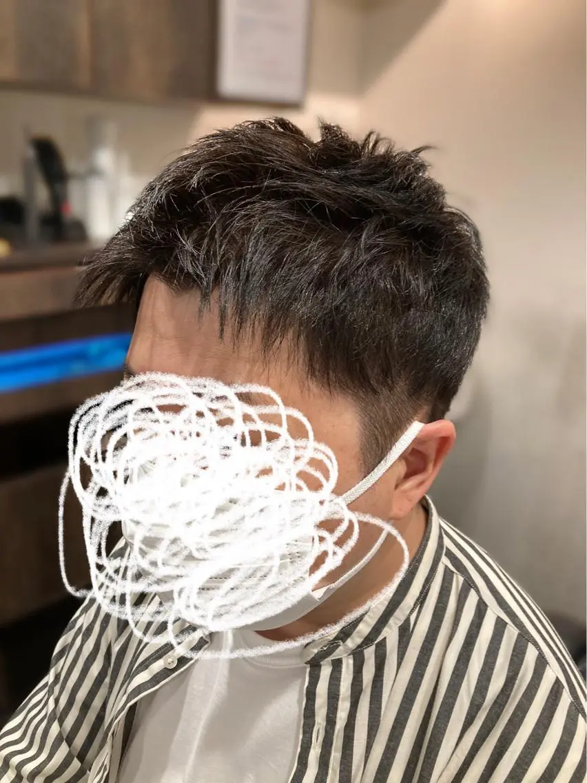 ショート メンズ カット 渋谷駅徒歩3分メンズ カット👦🏻うしだのヘアスタイル