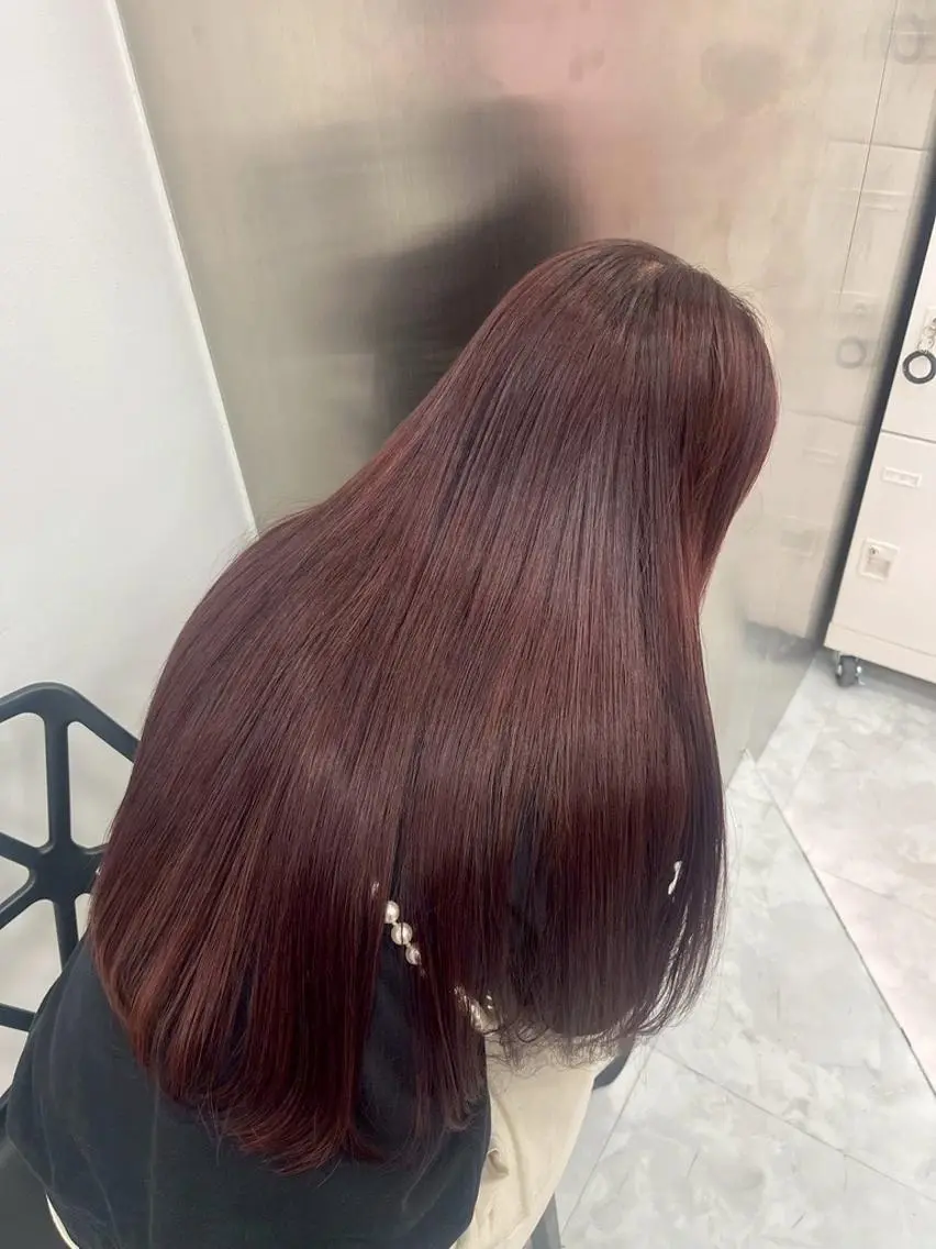 カラー ロング ハイトーン💎✨ 福岡天神のヘアスタイル