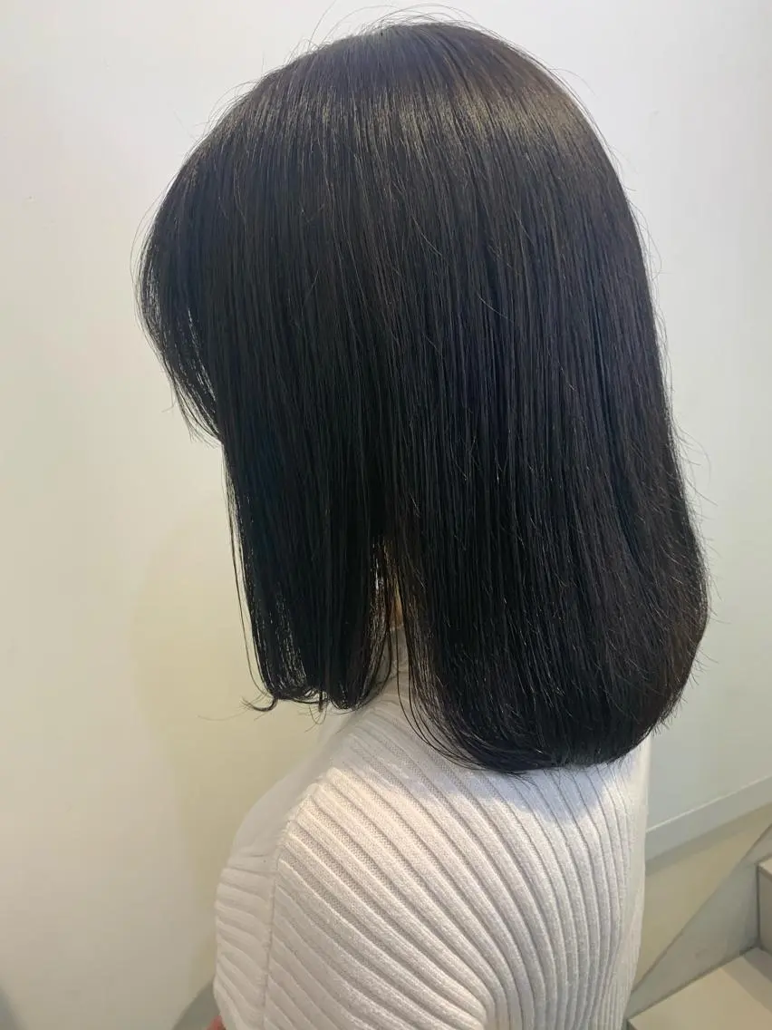 ミディアム カット ヘアカラー トリートメント 透けるbrown カラー🎗♡yukaのヘアスタイル