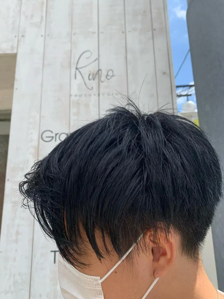 ミディアム カラー メンズ メンズ就活ヘア Sia中野新橋 『JUNYA』のヘアスタイル