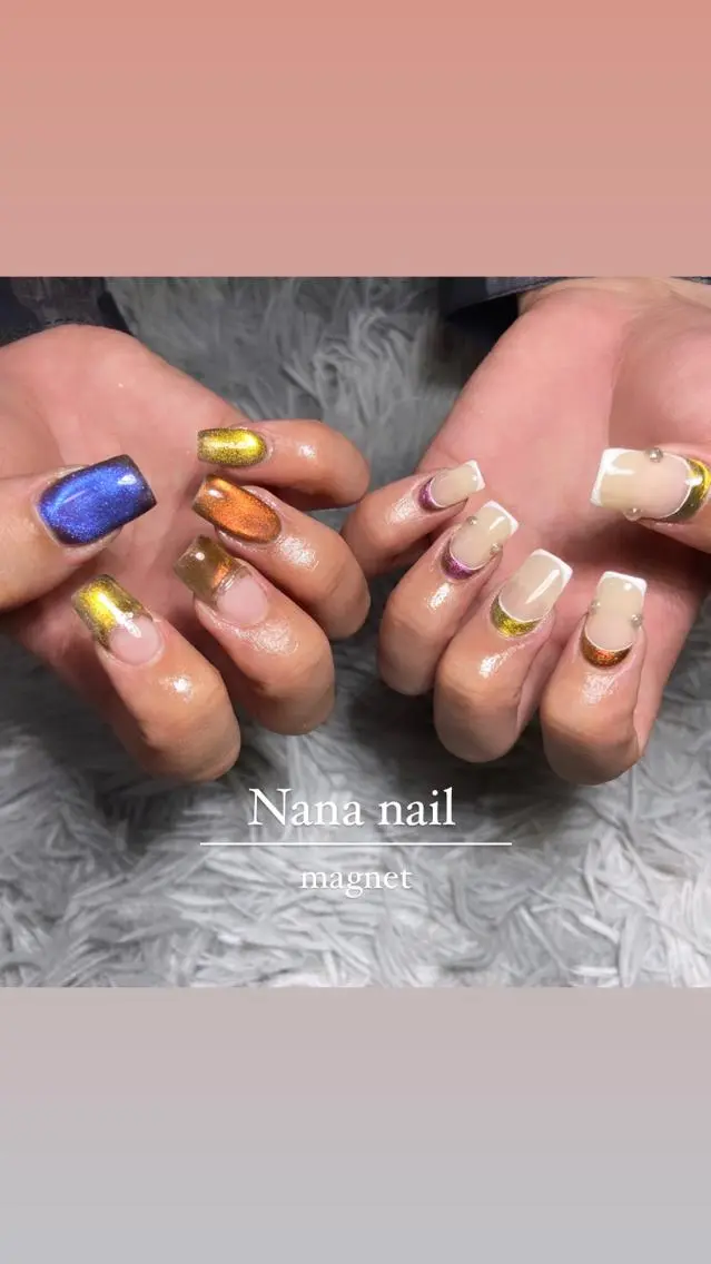 ネイル マグネットネイル SAKATA MANAKAのネイルデザイン
