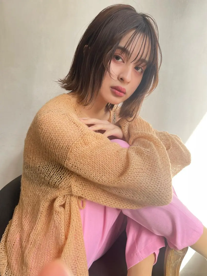 ショート カラー ショートボブ ベリーショート オリーブカラー ボブ マニッシュショート ショート/ボブ/ 心斎橋/宮脇美奈のヘアスタイル