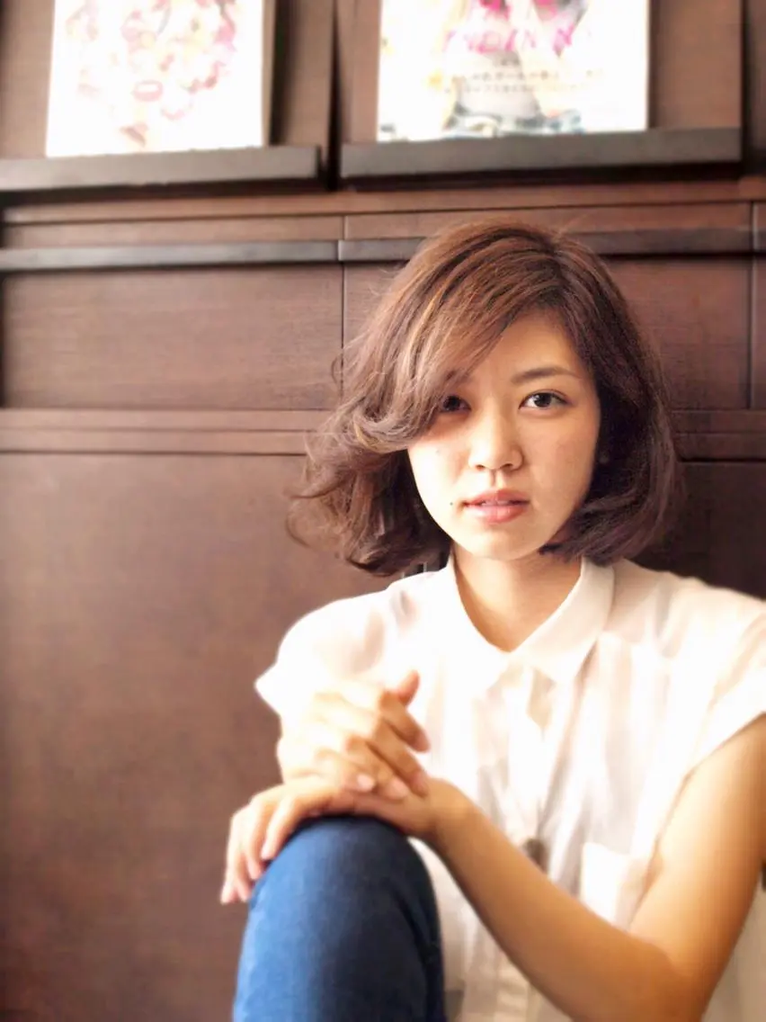 ミディアム カット トリートメント 宮城 将大のヘアスタイル