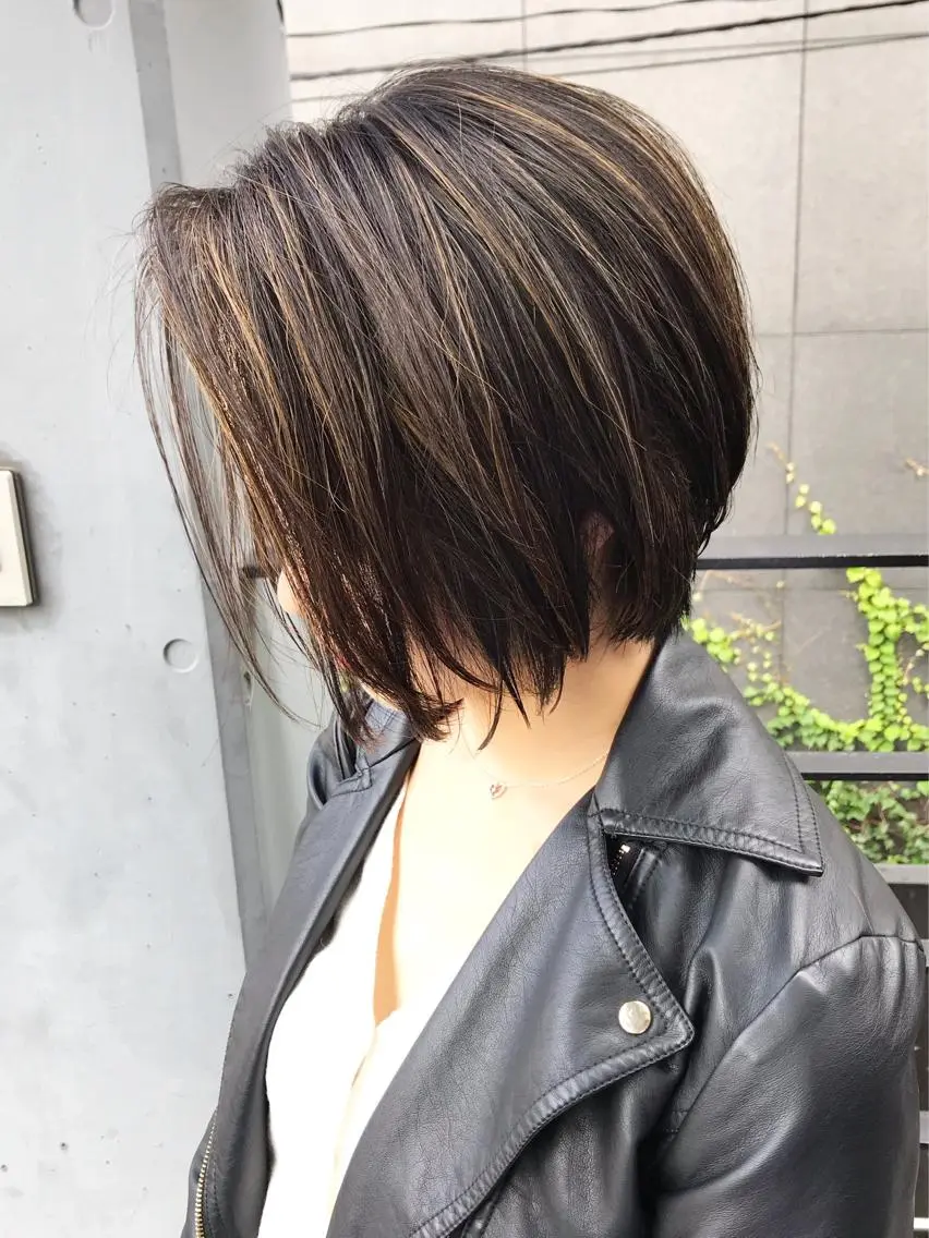 ショート カラー 大人女性ショート専門 tomodaのヘアスタイル