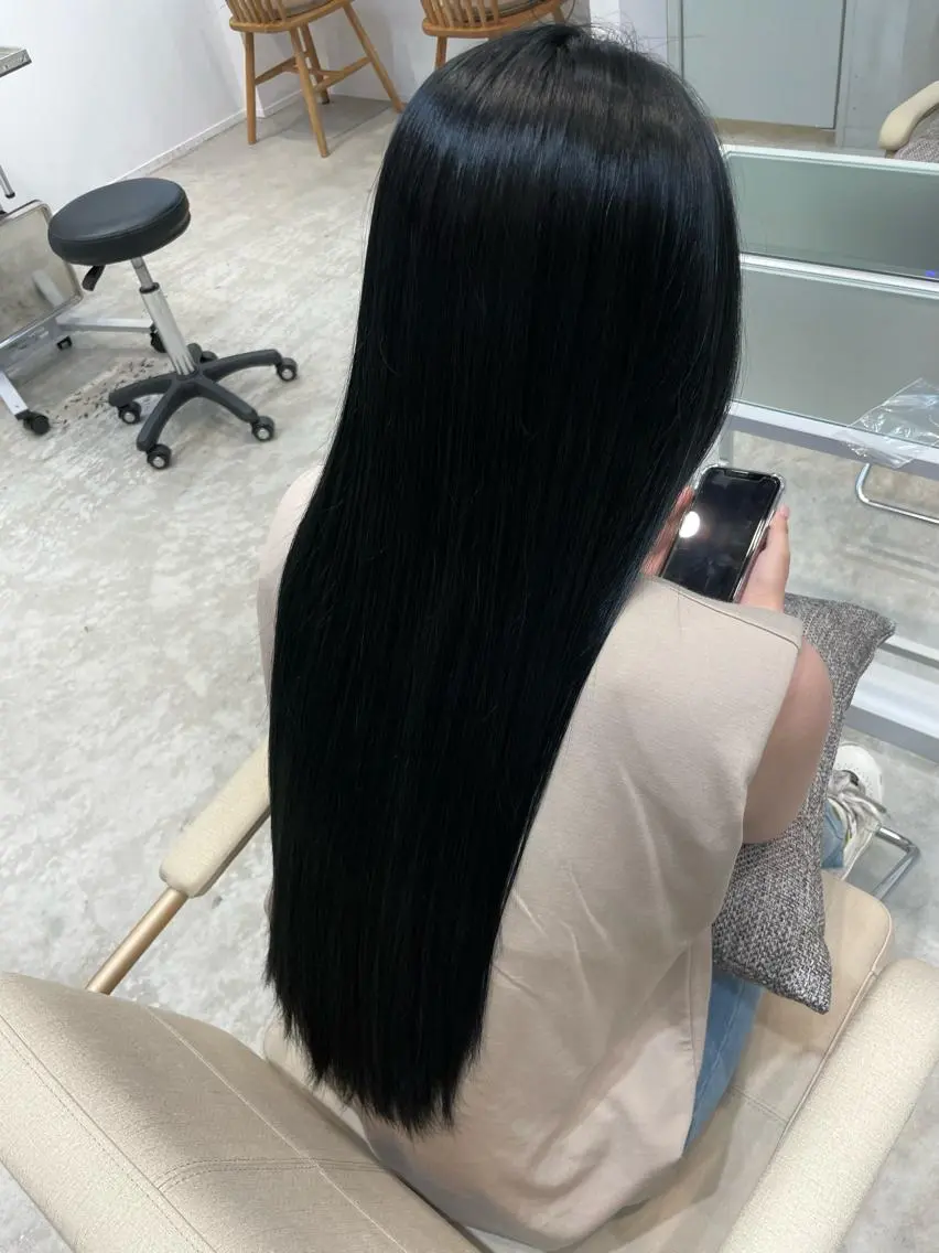 ロング 表参道レイヤーカット 髪質改善山岸季生のヘアスタイル