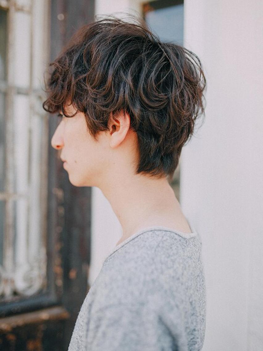 ミディアム メンズ カラー パーマ ミディアムパーマ メンズパーマ トップスタイリスト ✨KIRIKA中野✨のヘアスタイル