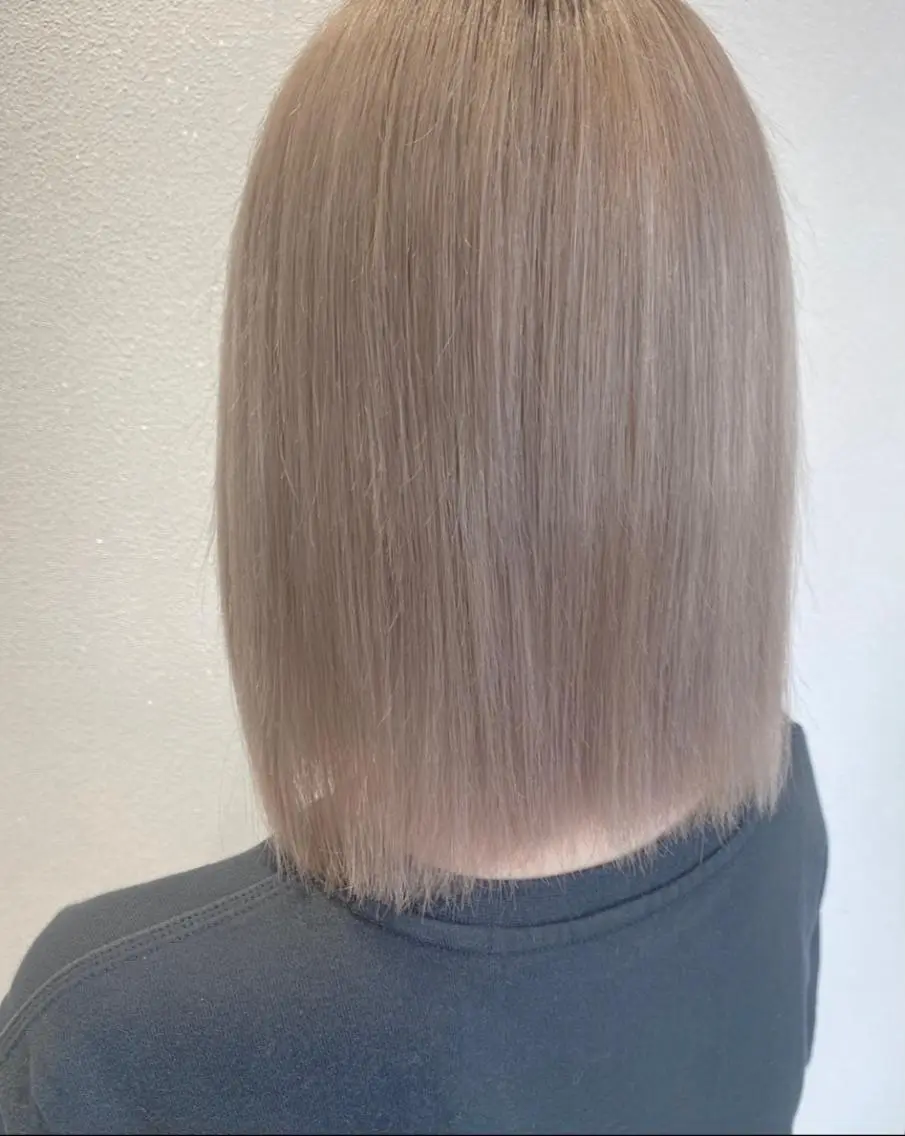 ミディアム カラー 💘韓国カラー💘 クルミのヘアスタイル