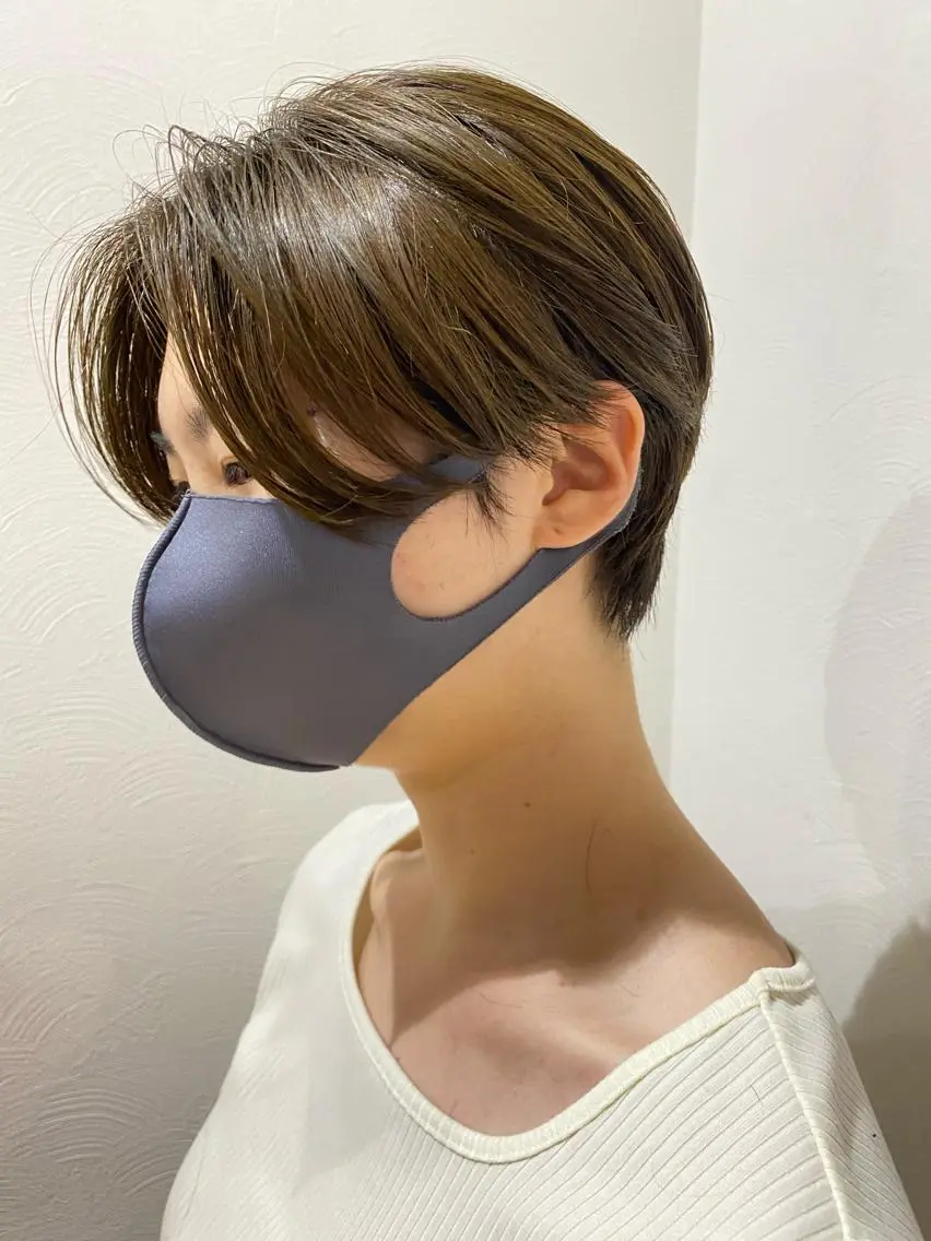 ショート カラー カット ヘアカラー トリートメント 🌈ショートの達人 HIROMU🌈のヘアスタイル