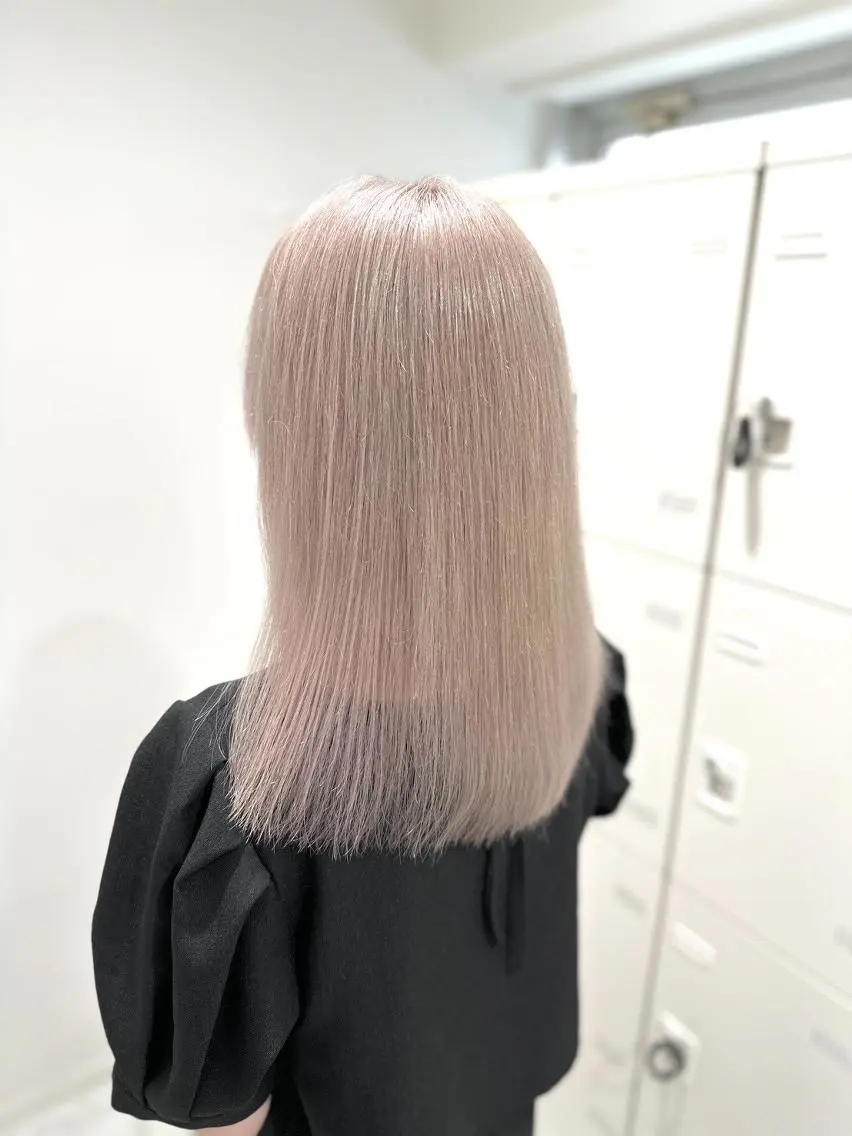 ロング ヘアカラー ハイトーンカラー 🎀アカデミー札幌のヘアスタイル