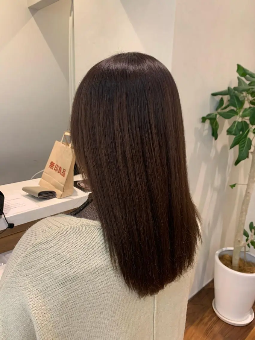 ロング くせ毛 縮毛矯正 【縮毛矯正プロ講師】 島野 伊央汰のヘアスタイル