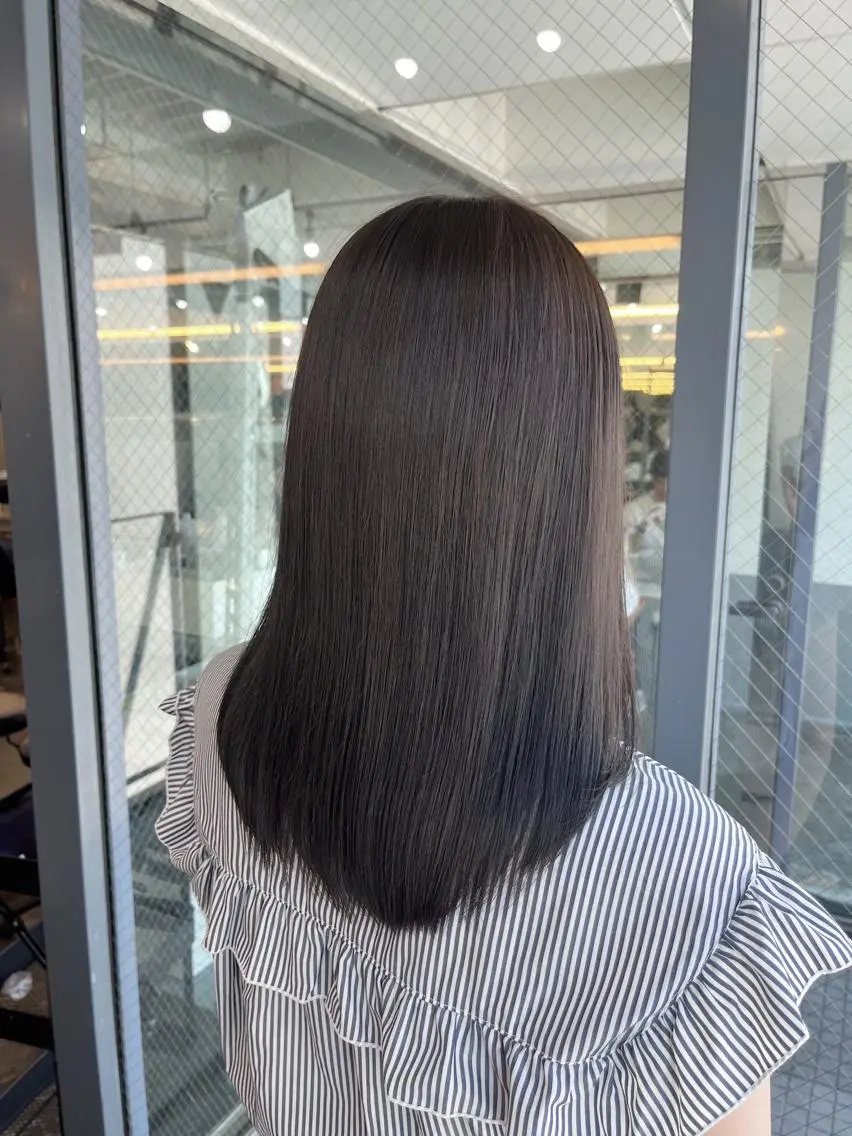 セミロング カラー カット ヘアカラー トリートメント 🌛ダブルカラー 🌜SAYAKAのヘアスタイル