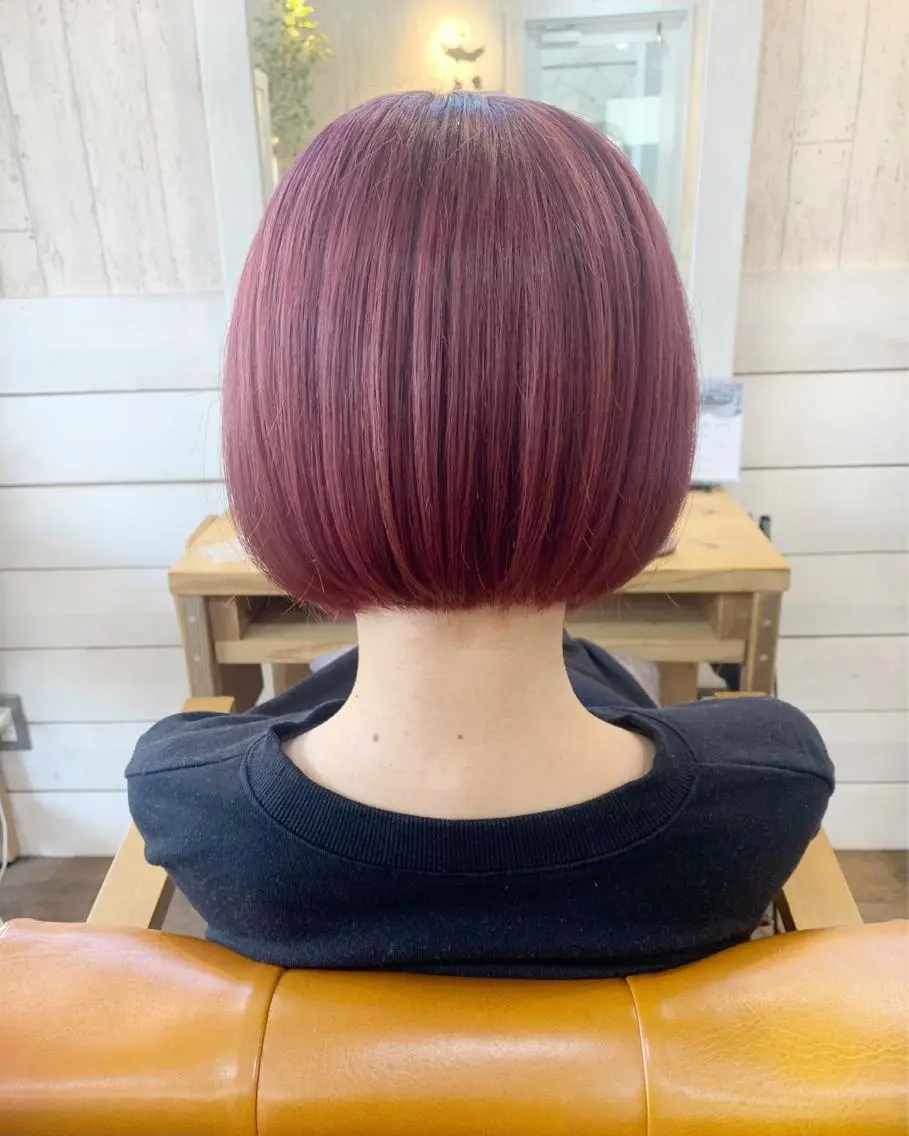 ショート ボブ ハイライト 髪質改善 ショートヘア 小顔カット 初めてでも失敗しない 透明感カラー Miiのヘアスタイル