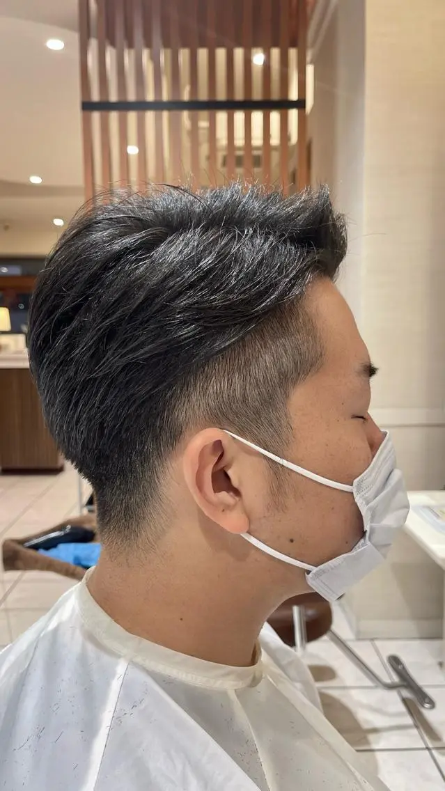 メンズ ツーブロック テラモト カズヨシのヘアスタイル