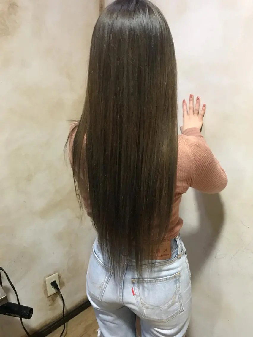 ロング カラー 外国人風カラー 美髪専門サロン kazuのヘアスタイル