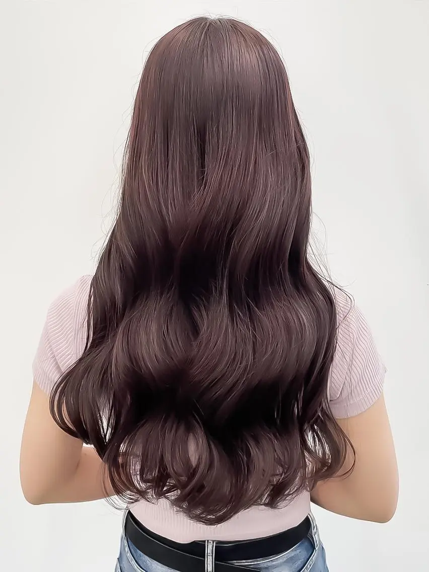ロング カラー ヘアカラー 🦋透明感カラー 🦋🫧愛加のヘアスタイル